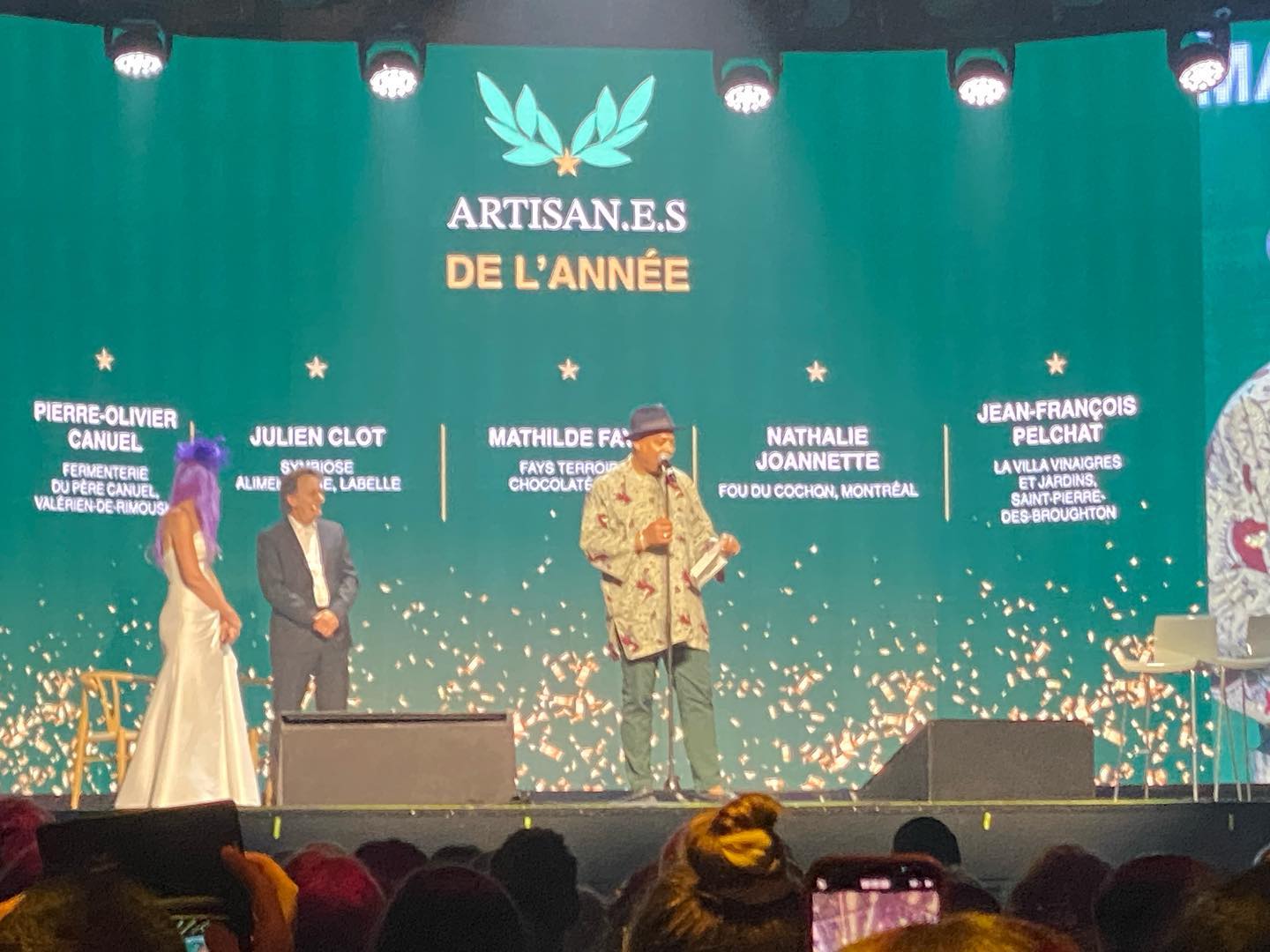 Gala des Lauriers de la gastronomie québécoise 2024. Jean-François Pelchat, finaliste.