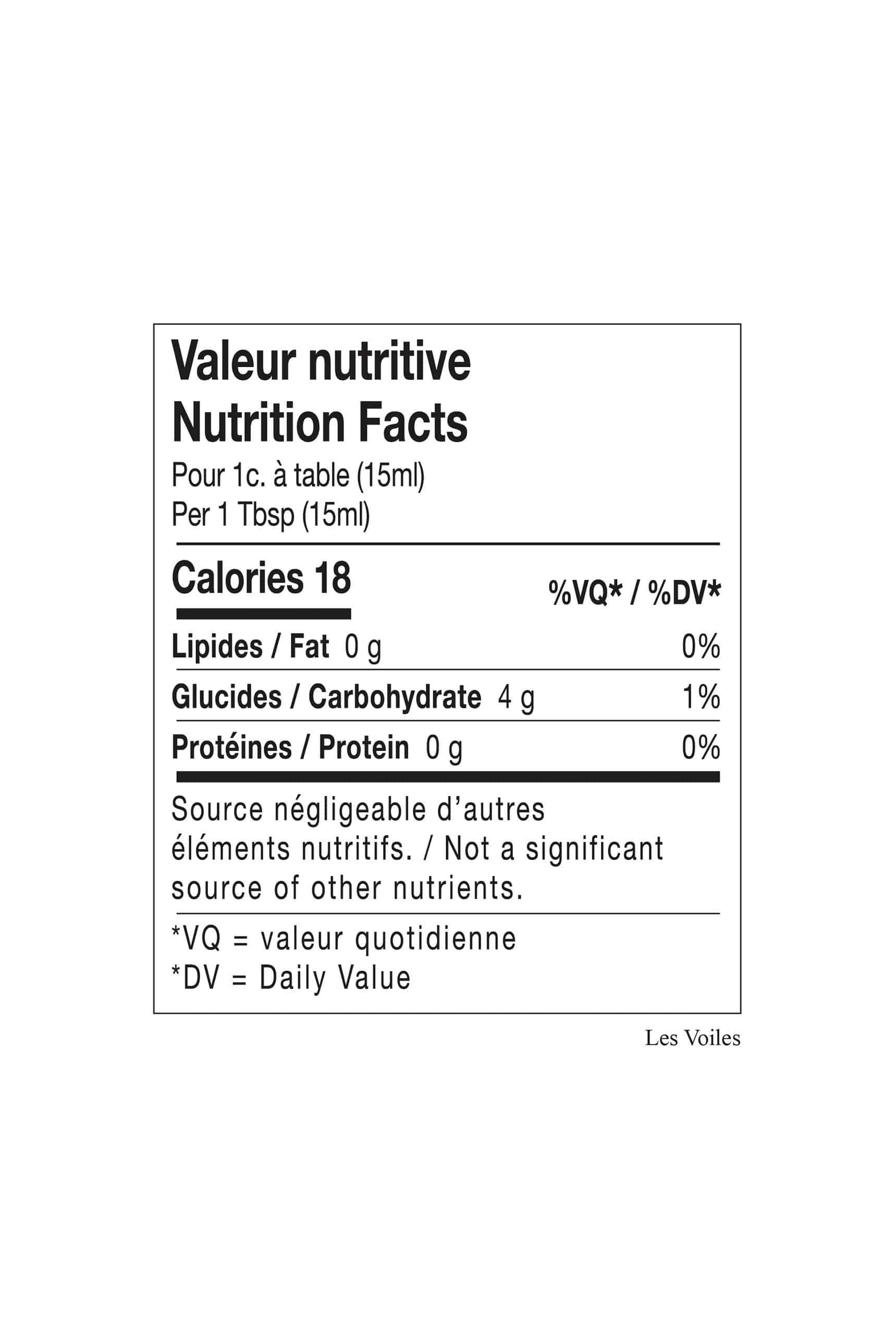 N˚5 - Vinaigre balsamique d'érable - Les Voiles – Image 2