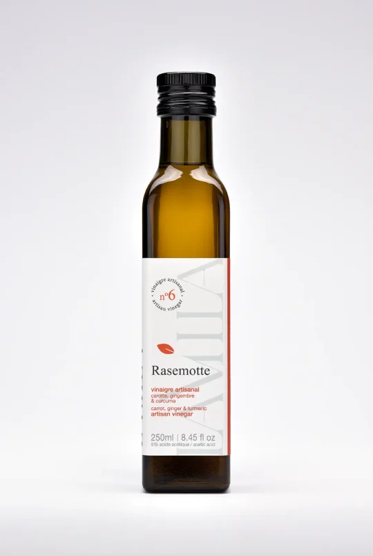 N˚6 Rasemotte - Vinaigre à la carotte, gingembre & curcuma